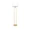 CosmoLiving by Cosmopolitan Gold Iron Modern Floor Lamp, 64" x 19" x 19"
